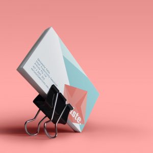 Artiste Business Card design mockup